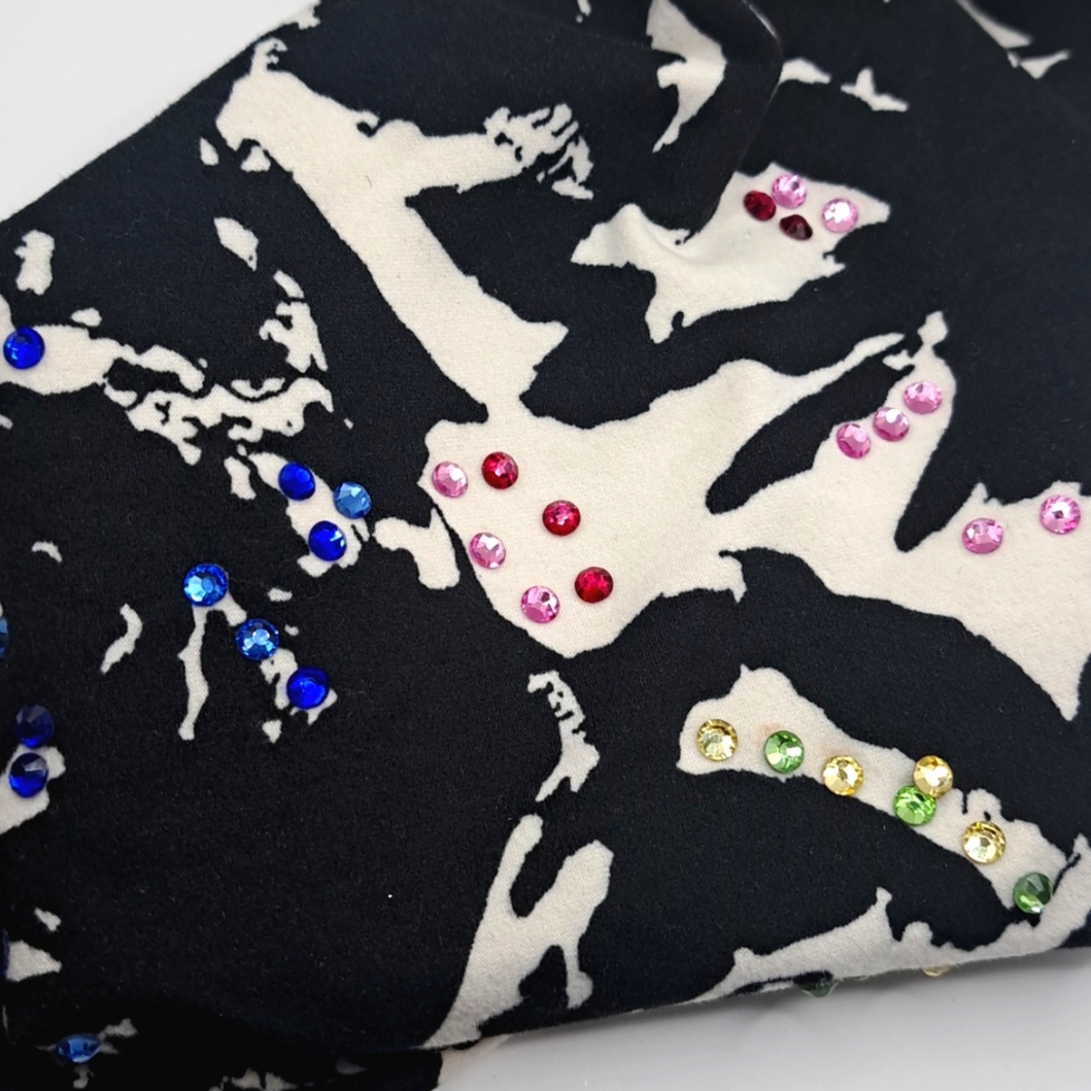 COMING SOON! DAZZLING RHINESTONE FLORAL PANTS! - Picture 4 of 7